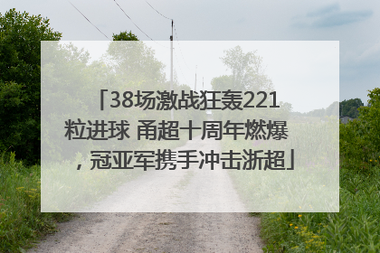 38场激战狂轰221粒进球 甬超十周年燃爆，冠亚军携手冲击浙超
