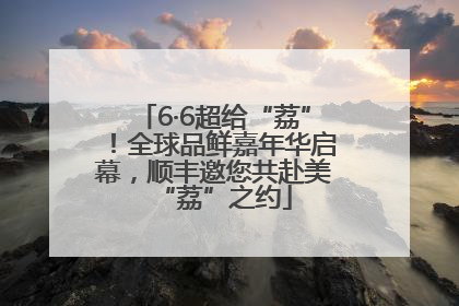 6·6超给“荔”！全球品鲜嘉年华启幕，顺丰邀您共赴美“荔”之约